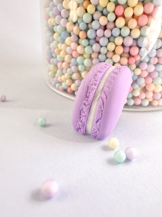 Button Macaron soft lavender