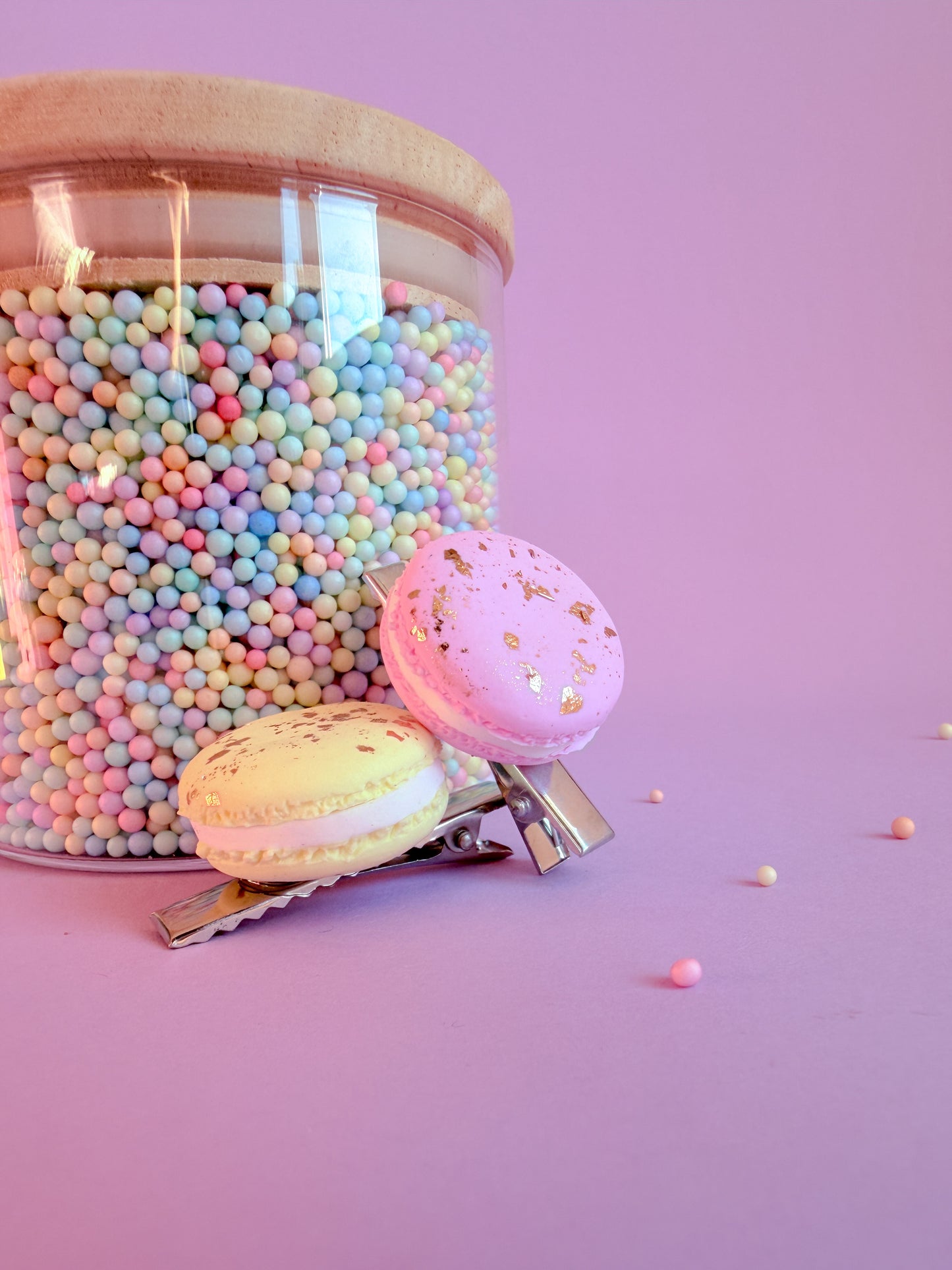 Speldje zilver Spring Macaron SET