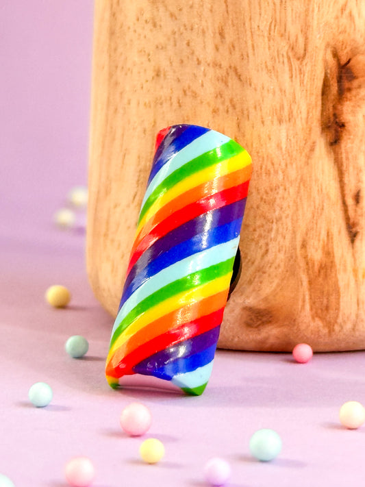 Button Regenboogzuurstok