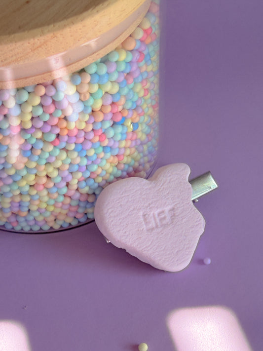 Speldje zilver Hart Lief (& Ondeugend)