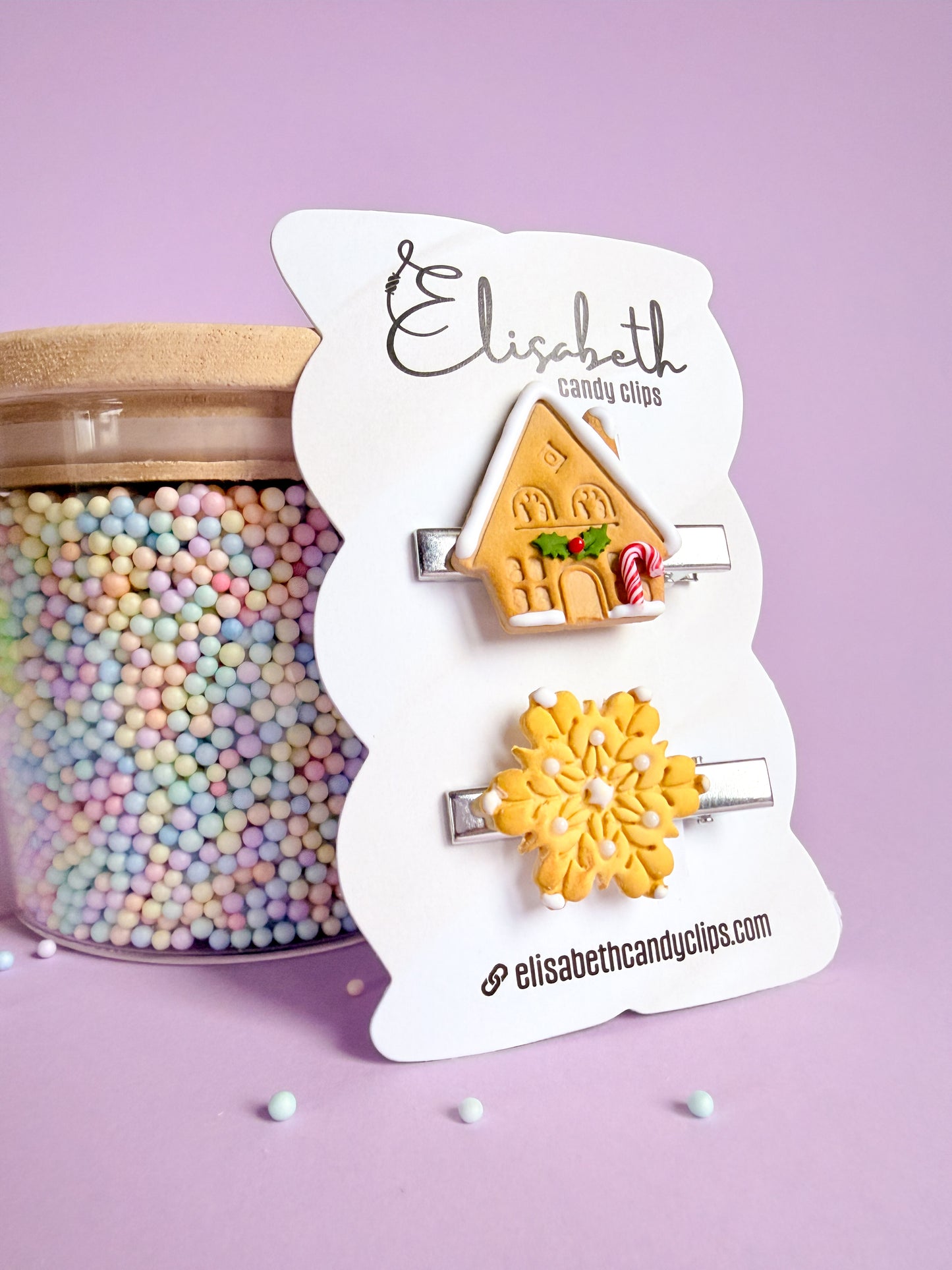 Speldje zilver Christmas Cookie SET