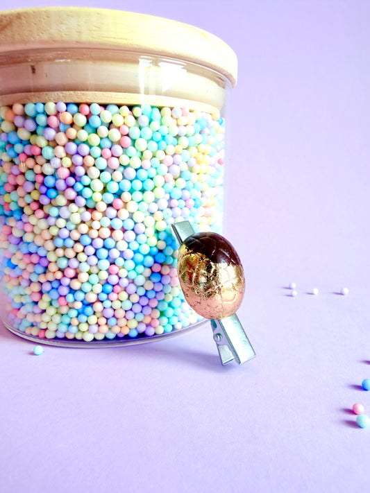 Speldje zilver Paasei