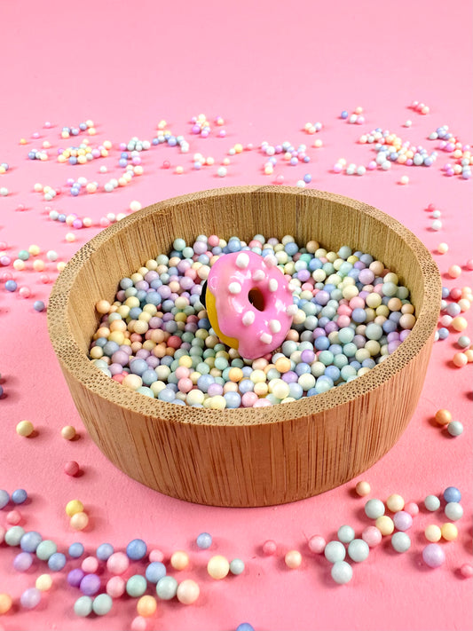 Button donut roze marshmallow