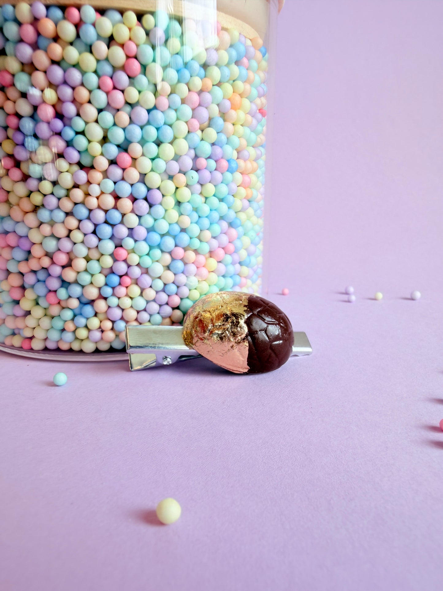 Speldje zilver Paasei