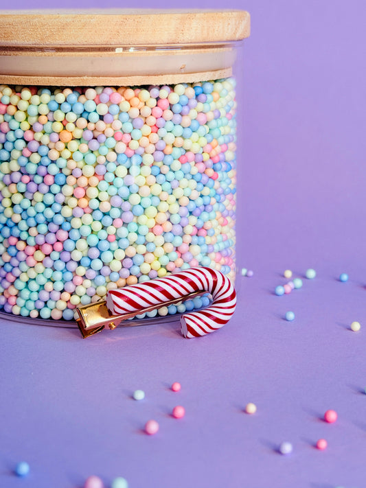 Speldje goud Candy Cane