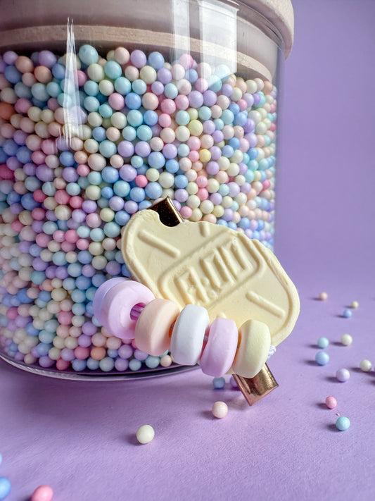 Speldje goud Snoephorloge