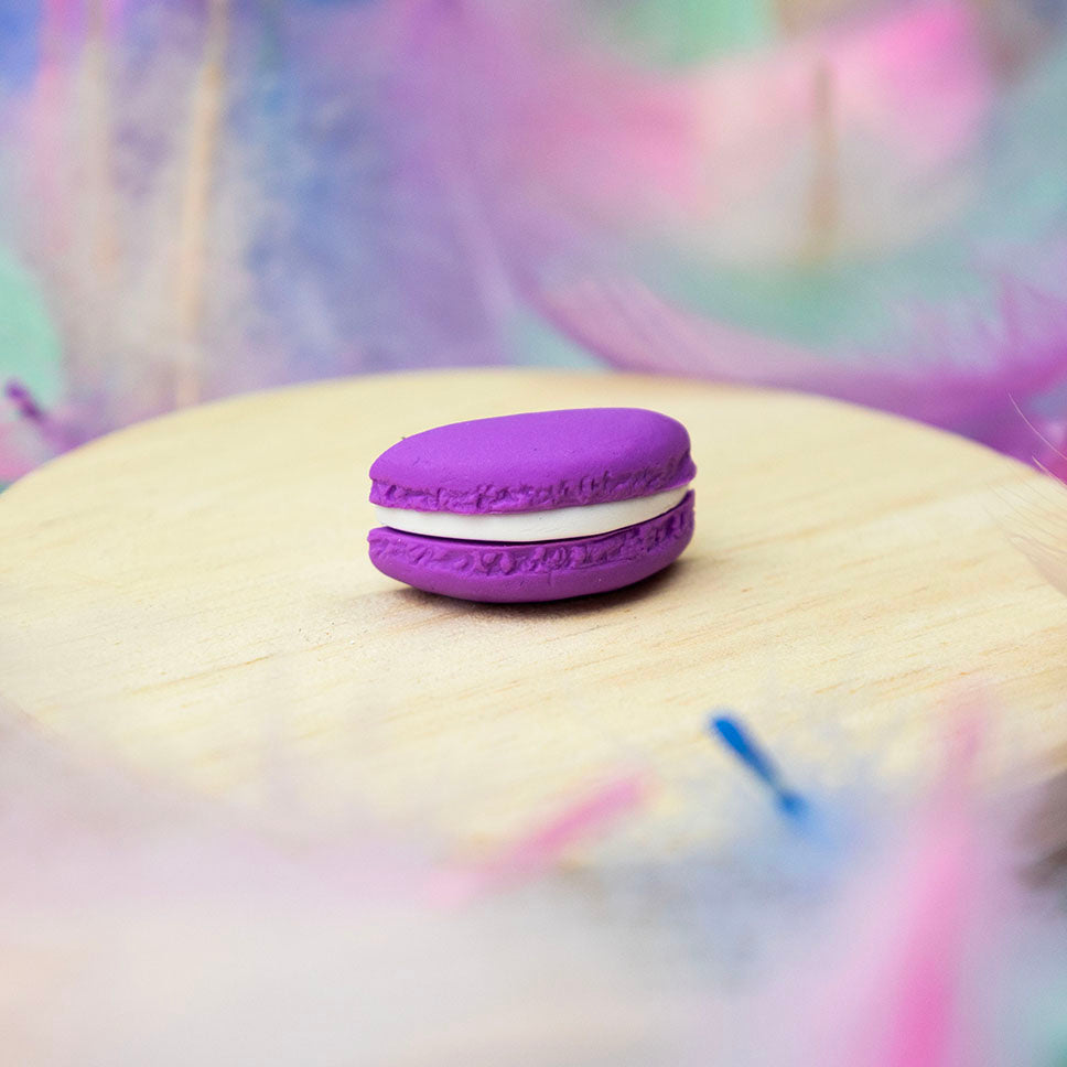 Button Macaron Lavendel